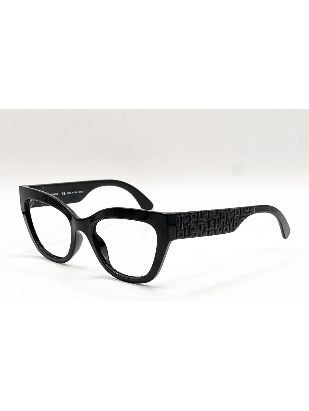 Longchamp LO691S 001 Black Cat Eye Authentic Eyeglass Frames 55-20-140